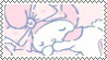 my melody sleeping stamp