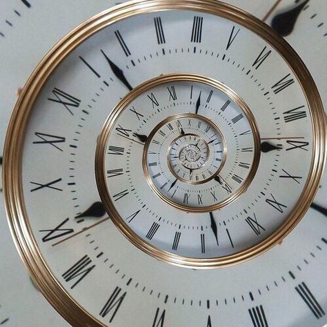 picture of a spinning clock