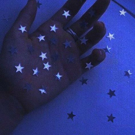 picture of a hand with stars